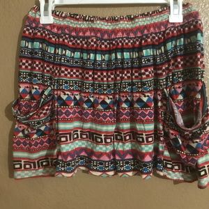 Tribal pattern skirt